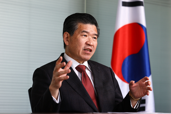 제임스 김 주한미국상공회의소(AMCHAM) 회장. 김종호 기자