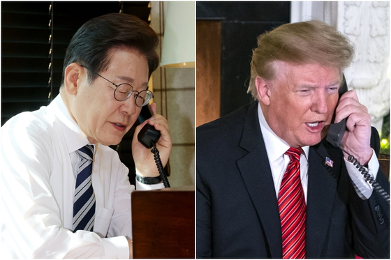 이재명 대통령과 도널드 트럼프 미국 대통령. EPA=연합뉴스