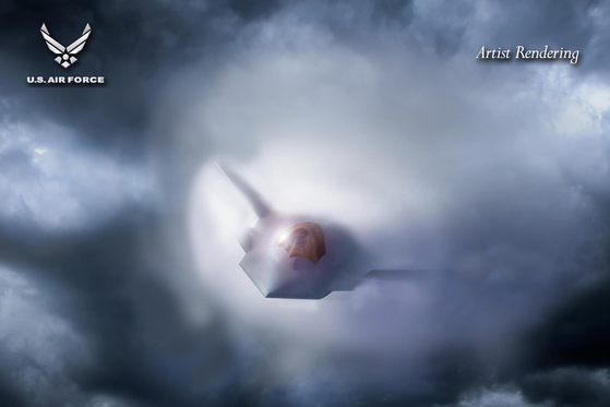 트럼프 대통령의 전폭적인 지지를 받고 있는 보잉의 F-47 전투기 아티스트 랜더링. 미 공군