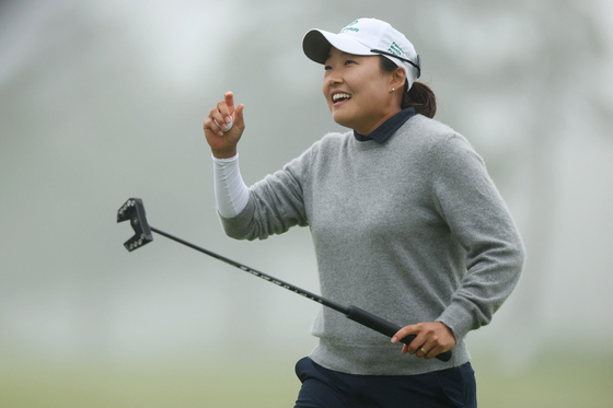 숍라이트 LPGA 클래식을 준우승으로 마무리한 이일희가 미소 짓고 있다. [AFP=연합뉴스]