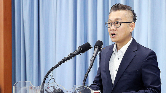 2018년 경기도 언론비서관 시절의 김남준 제1부속실장. [사진 경기도]
