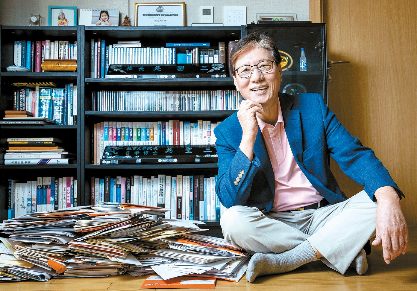 오성삼 전 교수는 “인생의 고비마다 도움을 받았는데 평생 갚으며 살 것”이라고 했다. 김용재 기자