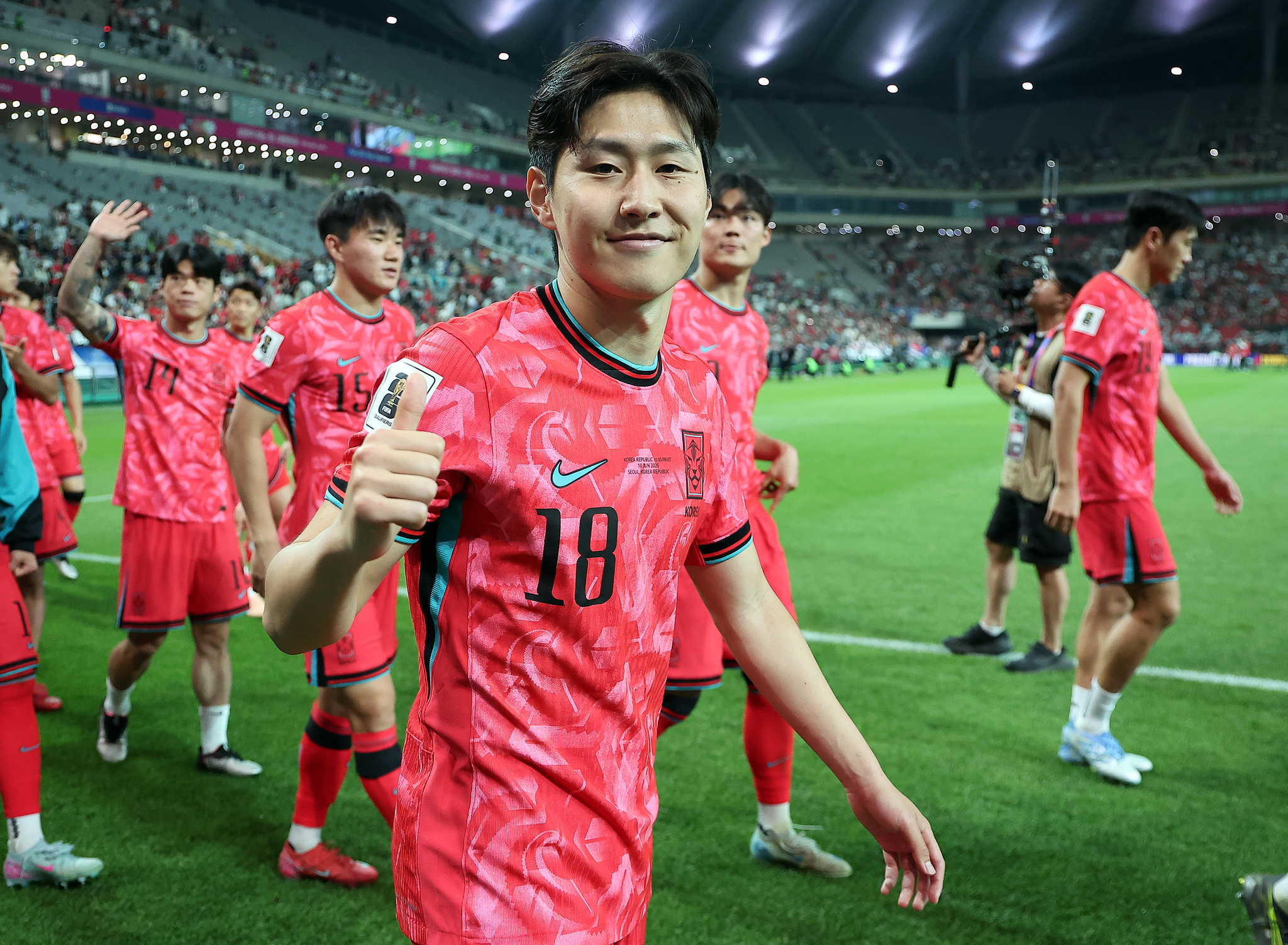 축구대표팀 새로운 리더로 부상한 이강인. [사진 KFA]