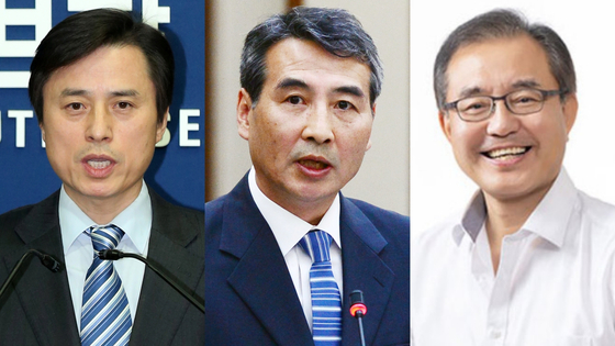 이재명 대통령은 12일 내란특검으로 조은석 전 감사원장 권한대행(왼쪽부터)을, 김건희 특검으로 민중기 전 서울중앙지방법원장을, 순직해병 특검으로 이명현 전 국방부 검찰단 고등검찰부장을 지명했다. 뉴스1