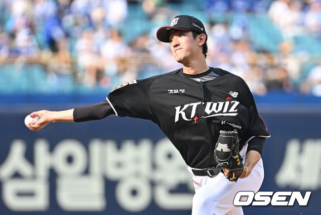 [OSEN=대구, 이석우 기자]  KT 위즈 고영표 003 2025.06.15 / foto0307@osen.co.kr