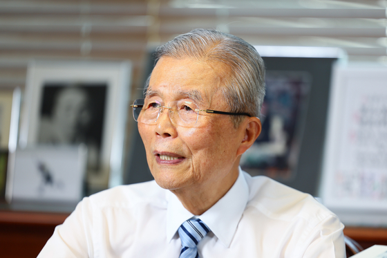 김종인 전 국민의힘 비대위원장. 김현동 기자.