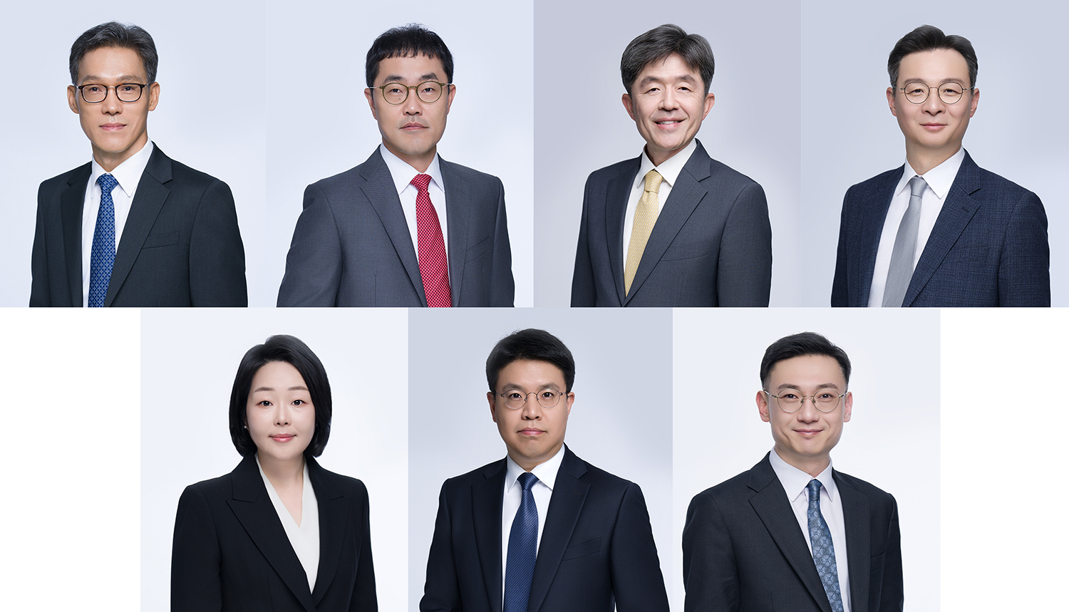 좌측부터 장영수, 박진원, 조주연, 이정우, 손정현, 홍석기, 석동현 변호사