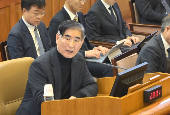 지난 1월 헌법재판소 탄핵심판 증인으로 출석한 김용현 전 국방부장관. 헌법재판소