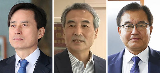 왼쪽부터 조은석·민중기·이명현 특검.
