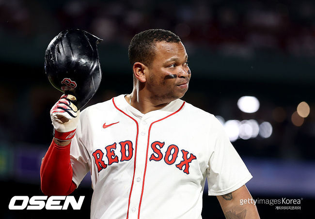 [사진] 보스턴 레드삭스 시절 라파엘 데버스. ⓒGettyimages(무단전재 및 재배포 금지)