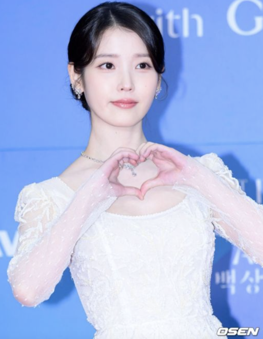 아이유 명품 스카프 선물