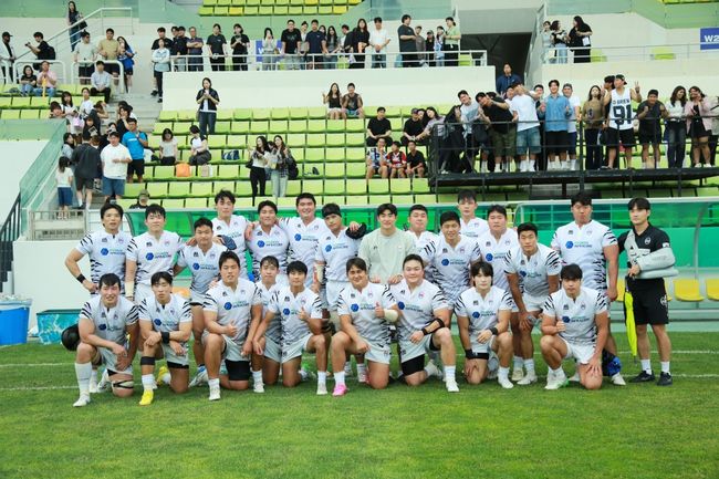 대한럭비협회는 지난21일 인천 남동아시아드럭비경기장에서 열린‘2025아시아 럭비 에미레이츠 챔피언십(Asia Rugby Emirates Men’s Championship,이하AREMC)’ UAE와의 홈경기가 종료됐다고 밝혔다. / 대한럭비협회