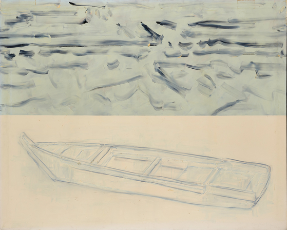  이강소,무제-88008, 1988. 캔버스에 유채,182x227cm. [사진 타데우스 로팍]