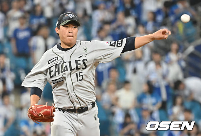 [OSEN=대구, 이석우 기자]  한화 이글스 김기중 055 2025.06.25 / foto0307@osen.co.kr