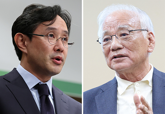 최윤범 고려아연 회장(左), 장형진 영풍 고문(右). 중앙포토