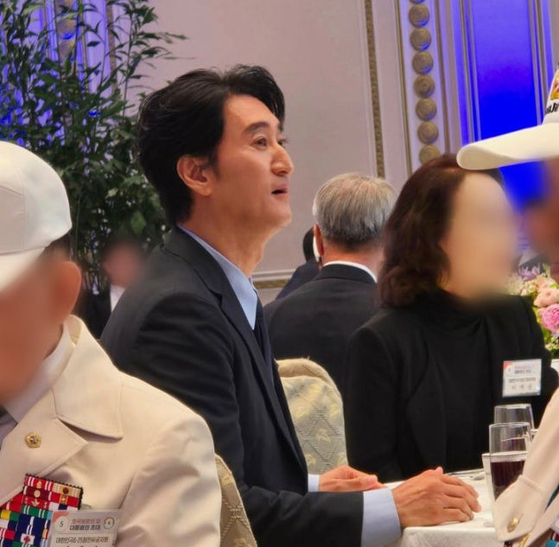 배우 신현준이 27일 청와대 영빈관에서 열린 호국보훈의 달 행사에 참석하고 있다. 사진 신현준 인스타그램 