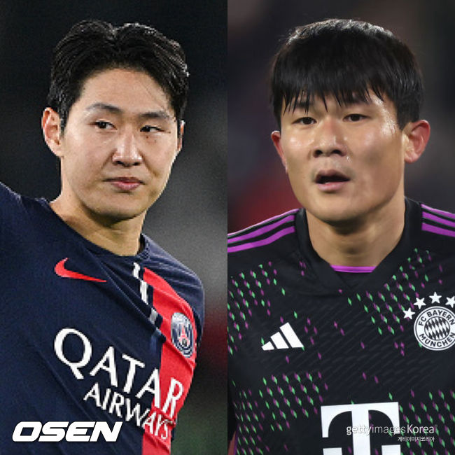 [사진] 이강인과 김민재 ⓒGettyimages(무단전재 및 재배포 금지)