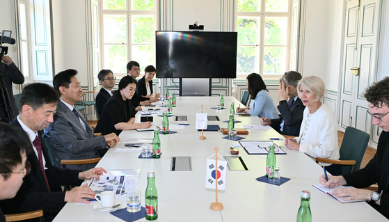 오세훈 서울시장이 1일 국제반부패아카데미(IACA)에서 서울시의 청렴 사례를 전파하고 있다. [사진 서울시]