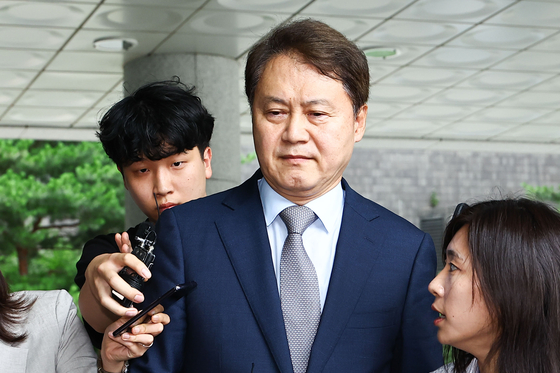 김주현 전 민정수석이 3일 서울고검에 마련된 내란특검 사무실에 조사를 받기 위해 출석하고 있다. 김종호 기자