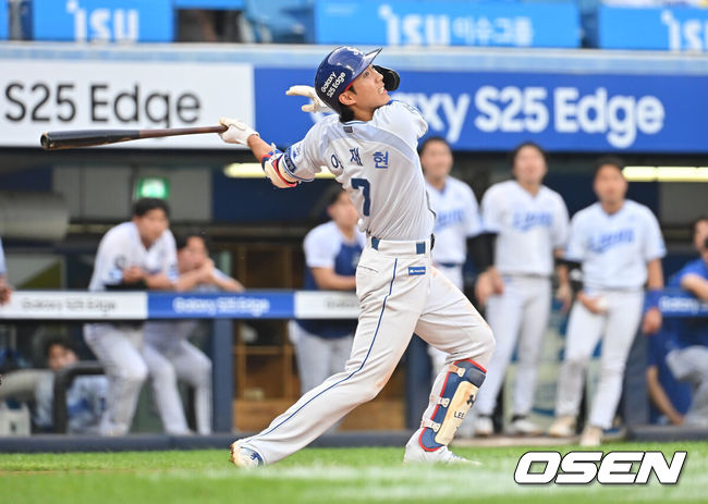 [OSEN=대구, 이석우 기자]  삼성 라이온즈 이재현 092 2025.06.25 / foto0307@osen.co.kr