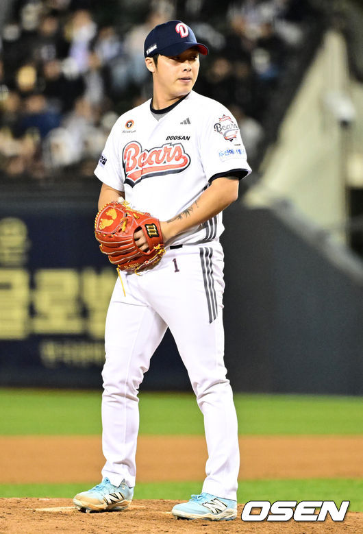 [OSEN=지형준 기자] 두산 박치국. 2025.04.08 / jpnews@osen.co.kr