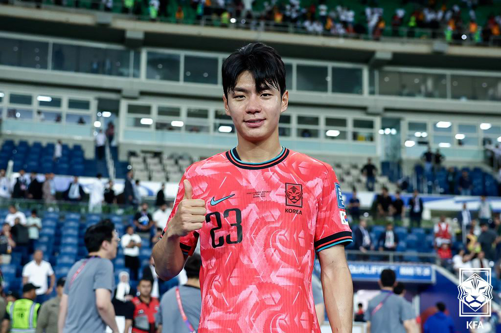 축구대표팀 전진우. [사진 대한축구협회]