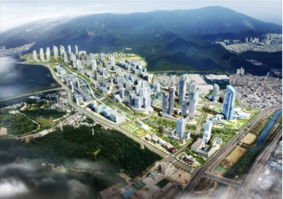 센텀2지구 첨단산업단지 조감도. 사진 부산시
