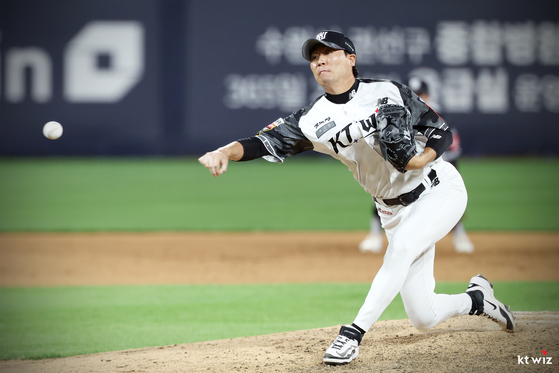 불혹의 나이에 다시 프로야구 올스타전 무대를 밟는 KT 우규민. 올 시즌 호투를 펼친 그는 감독 추천 선수로 선발됐다. [사진 KT 위즈]