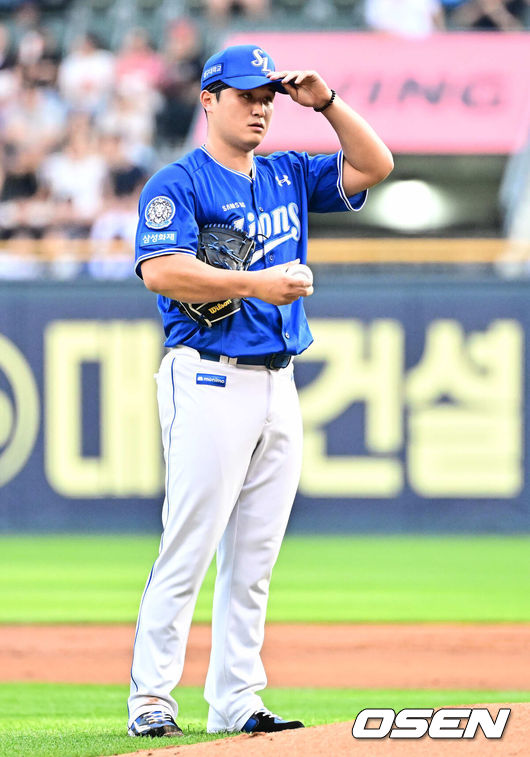 [OSEN=지형준 기자] 삼성 최원태. 2025.07.03 / jpnews@osen.co.kr