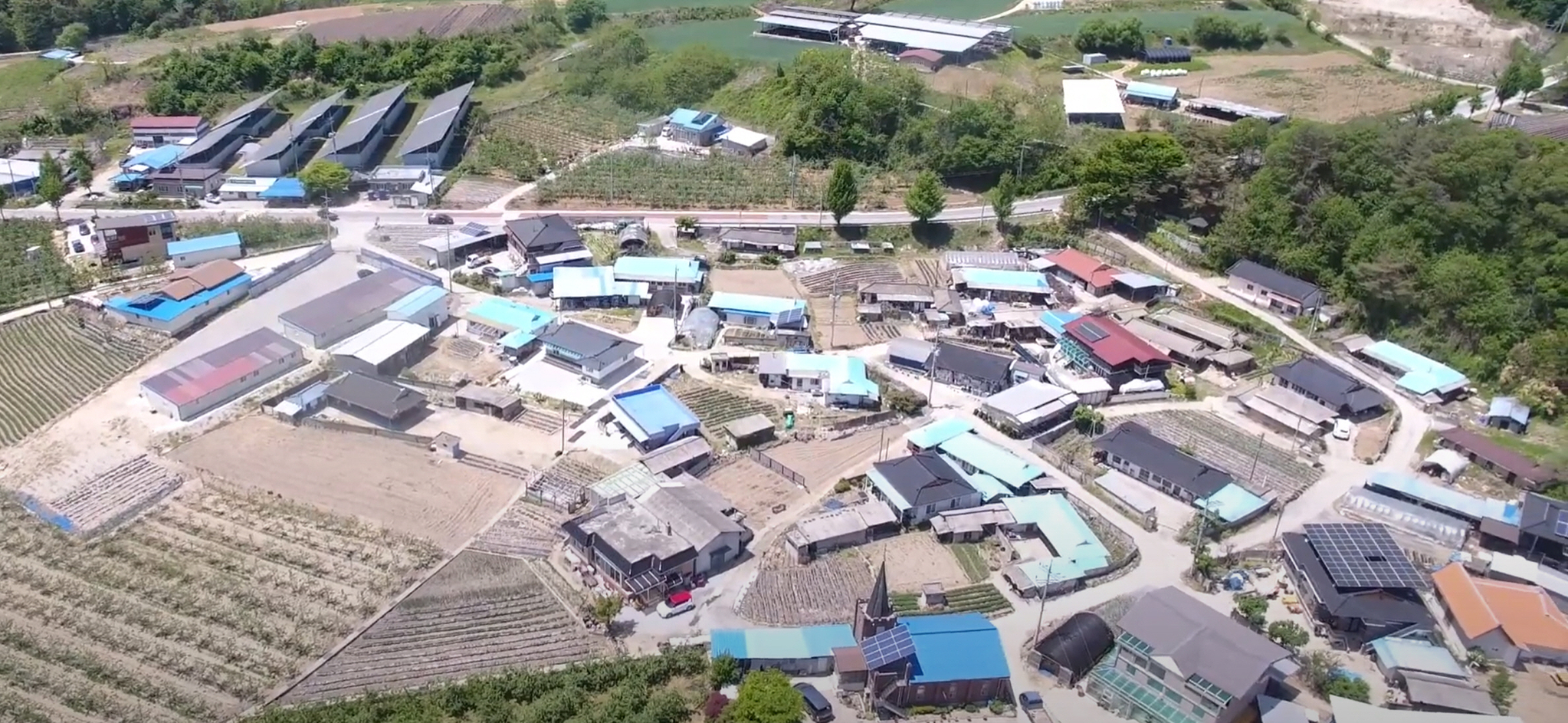 2026년 농촌 취약지역 생활여건 개조사업 공모 선정 지구(부석면 우곡리 전경)