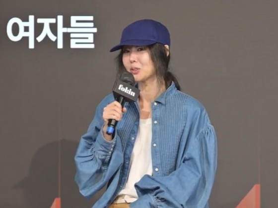 토크 콘서트 출연한 민희진 전 어도어 대표. 사진 토크콘서트 영상 캡처