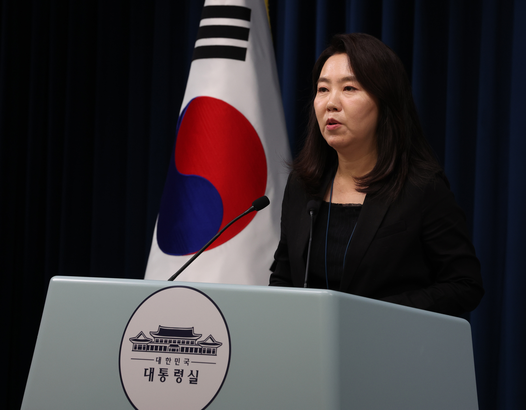 강유정 대통령실 대변인. 대통령실사진기자단