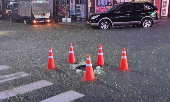17일 충남 서산시 한 거리 모습. 사진 서산시 페이스북 캡처