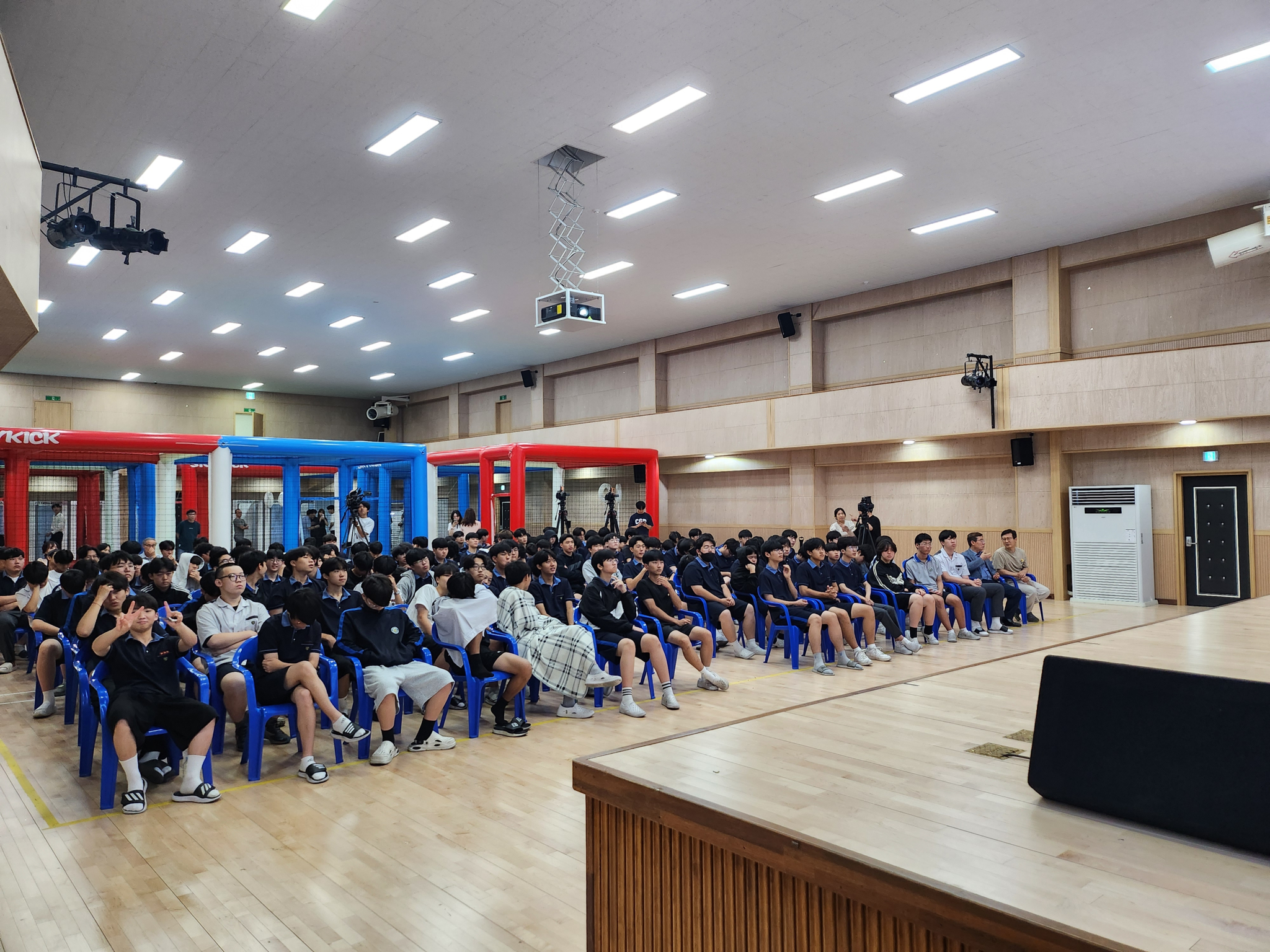 행사사진. 과학기술인 강연.
