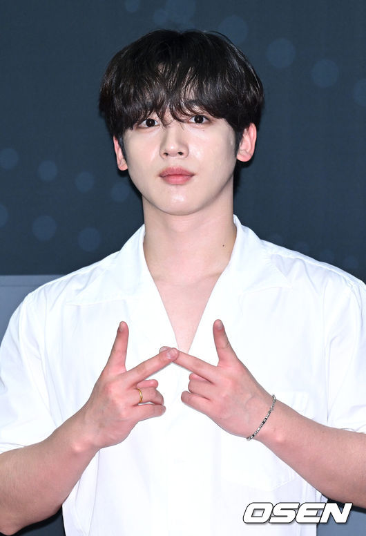 [OSEN=이대선 기자] 9일 오후 인천문학경기장 주경기장에서 ‘2023 INK 콘서트’ 가 열렸다.그룹 위아이 김요한이 포즈를 취하고 있다. 2023.09.09 /sunday@osen.co.kr
