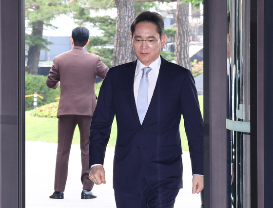 지난 5월 30일 서울 중구 신라호텔에서 열린 2025 삼성호암상 시상식에 참석하는 이재용 삼성전자 회장. [연합뉴스] 