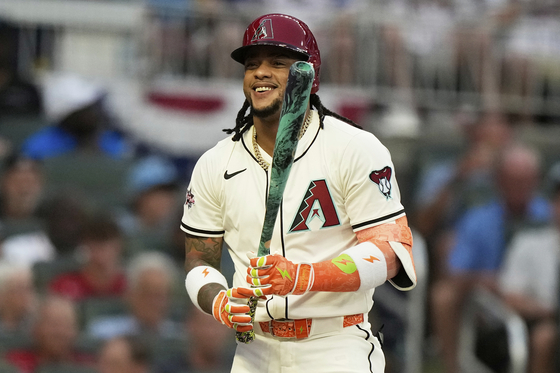 지난 16일(한국시간) MLB 올스타전에 출전한 마르테. AP=연합뉴스