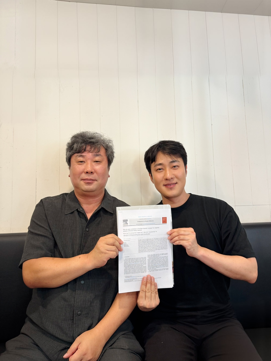 왼쪽 (고려대 김성철 교수) / 오른쪽 (뷰스컴퍼니 박진호 대표)