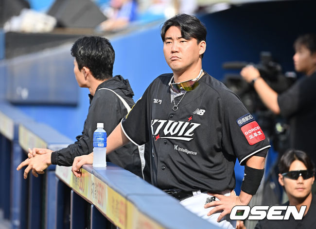 [OSEN=대구, 이석우 기자]  KT 위즈 장성우 014 2025.06.14 / foto0307@osen.co.kr