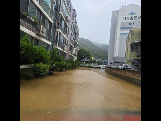 산청군 신안면 하정리 모습. 사진 독자 