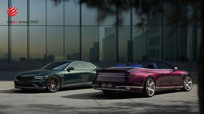 제네시스 엑스 그란 쿠페(X Gran Coupe)와 엑스 그란 컨버터블(X Gran Convertible).