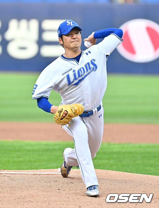 [OSEN=대구, 이석우 기자] 삼성 라이온즈 백정현 096 2024.08.24 / foto0307@osen.co.kr