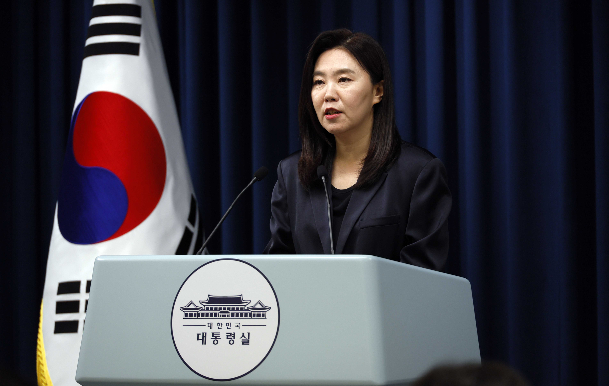강유정 대통령실 대변인. 대통령실사진기자단