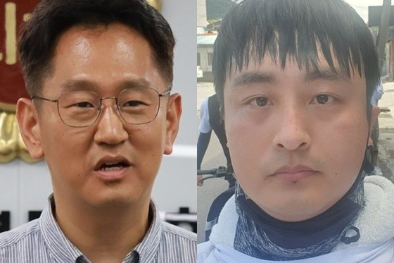 경북 청도고 박제규(45·왼쪽) 교사와 김동한(40·오른쪽) 교사. [청도고 제공]