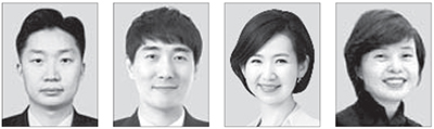 김태훈, 김장석, 김연주, 송미정(왼쪽부터 순서대로)