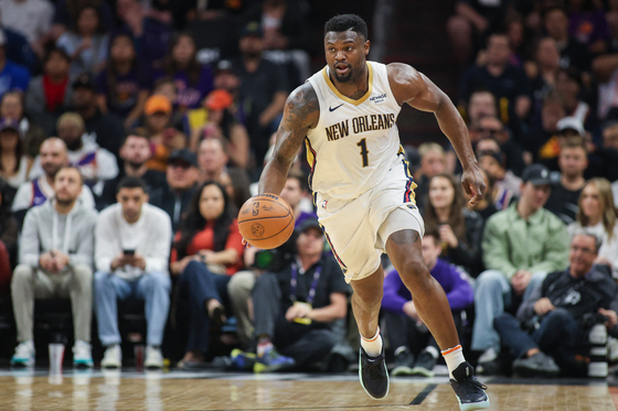 계약에 체중 관련 조항이 있는 NBA 스타 윌리엄슨. 로이터=연합뉴스