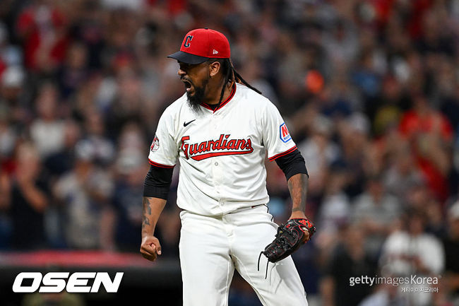[사진] 클리블랜드 가디언즈 엠마누엘 클라세. ⓒGettyimages(무단전재 및 재배포 금지)