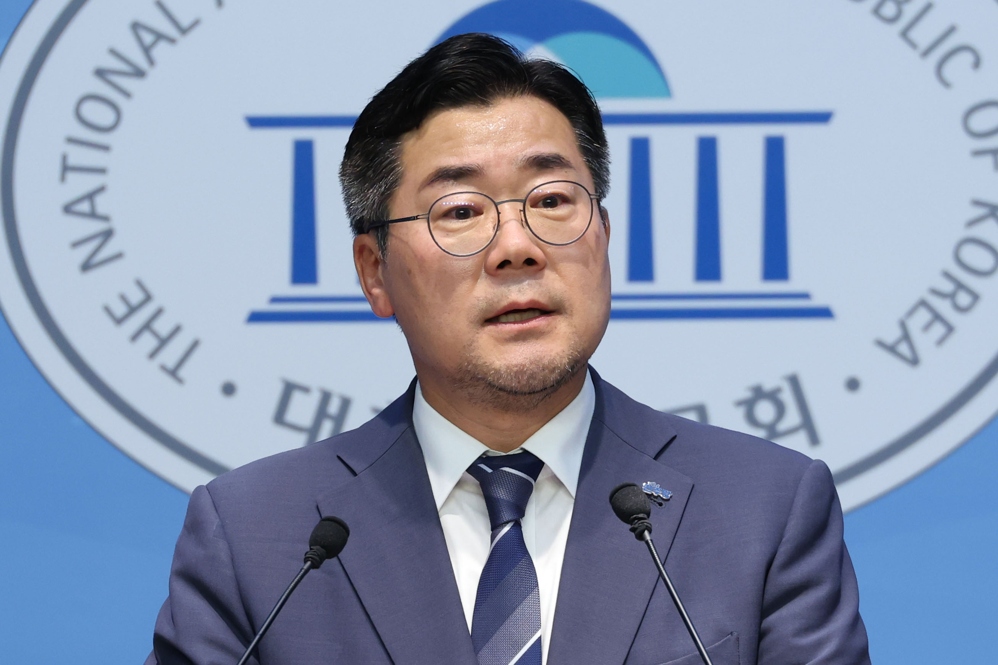 박찬대 더불어민주당 당대표 후보. 뉴스1