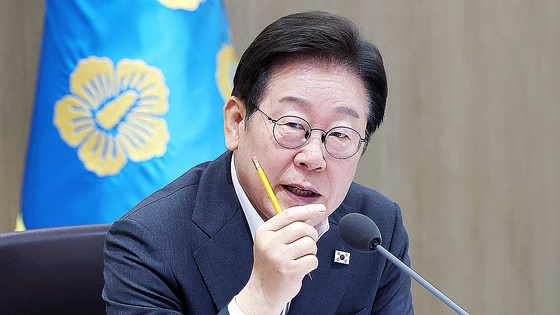 이재명 대통령이 29일 서울 용산 대통령실 청사에서 열린 국무회의에서 발언하고 있다. 대통령실사진기자단