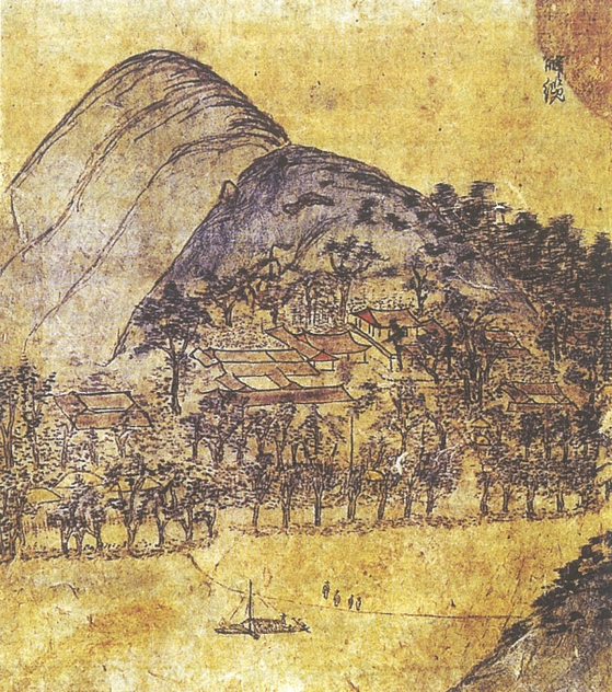허주 이종악(1726~73)이 그린 '허주부군 산수유첩'에 등장하는 아흔아홉칸 한옥인 임청각. 허주는 임청각의 종손이었다. 사진 서울역사박물관 
